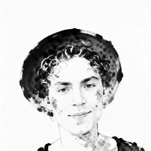 B&W Ink Painting